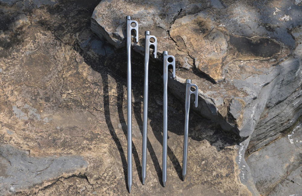 Cheap Goat Tents 30 35CM Tent Stakes Stainless Steel Ground Nails Peg Outdoor Travel Camping Accessories Tent Accessories 